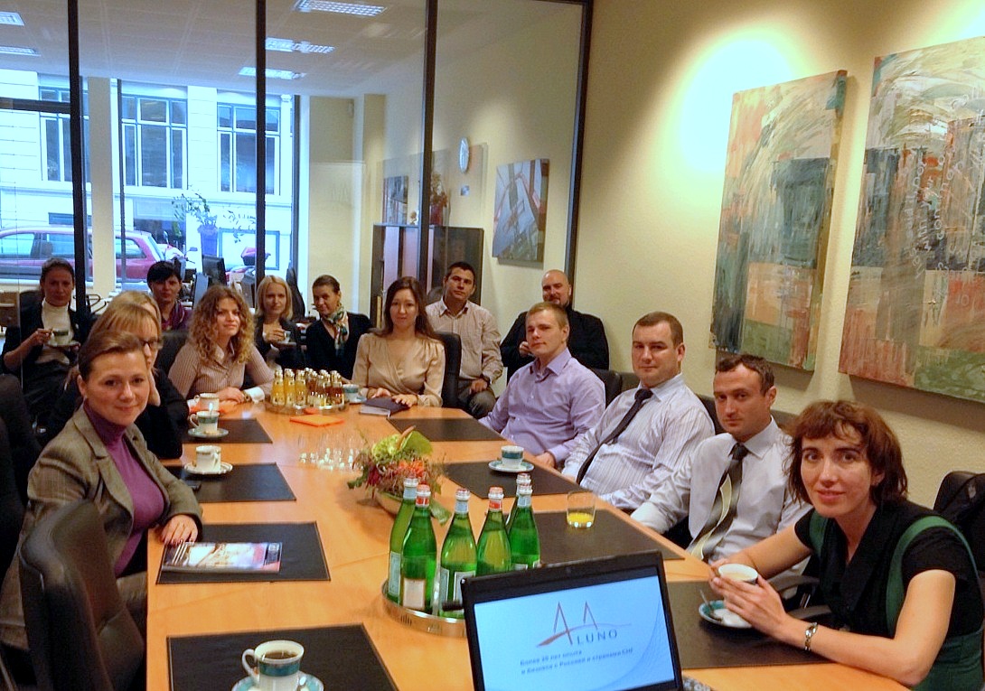 26 сентября Компания LUNO рада была встретить группу менеджеров из Российской федерации